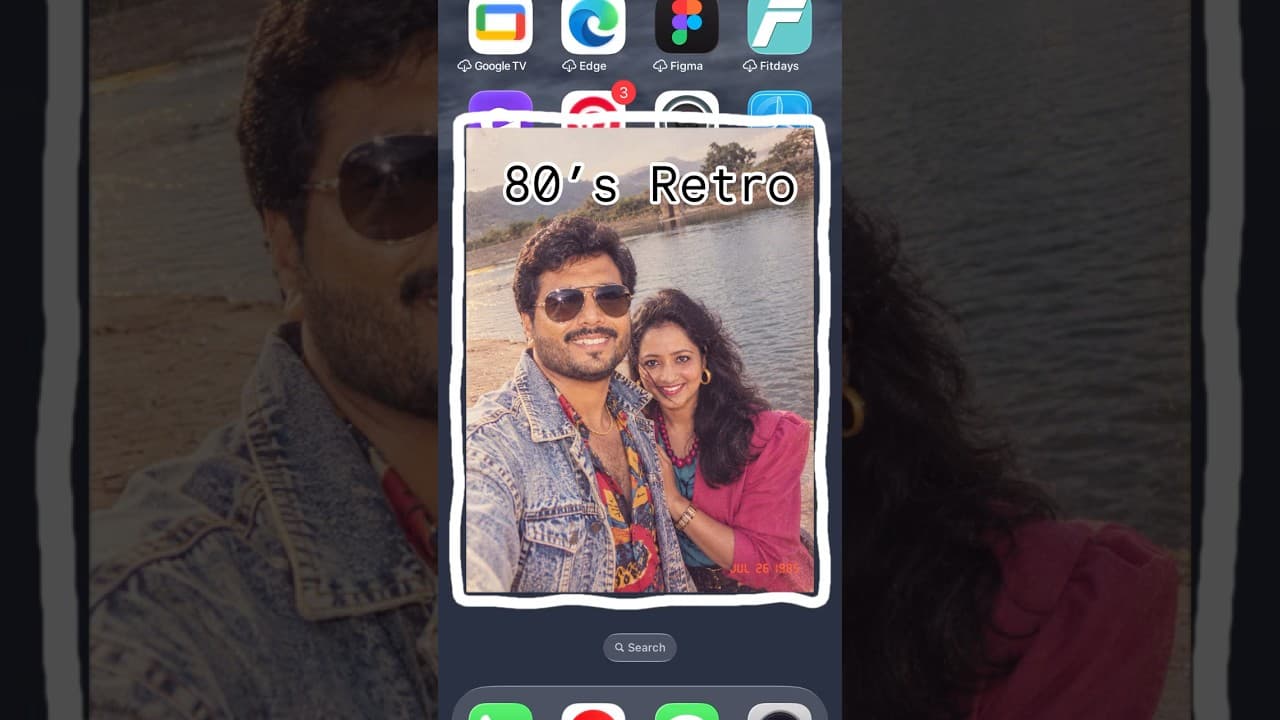 80s or 90s retro flashback image in ChatGPT viral trends #throwbackpics #photomoment #photopic￼
